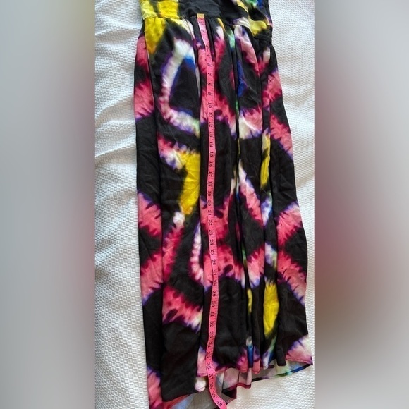 Busayo Rainbow Tie Dye Halter Sleeveless Maxi Dress - Picture 10 of 16